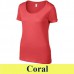 Anvil 391 pehelysúlyú Scoop 110 g-os női póló AN391 coral