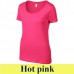 Anvil 391 pehelysúlyú Scoop 110 g-os női póló AN391 hot pink