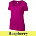Anvil 391 pehelysúlyú Scoop 110 g-os női póló AN391 raspberry