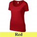 Anvil 391 pehelysúlyú Scoop 110 g-os női póló AN391 red