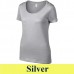 Anvil 391 pehelysúlyú Scoop 110 g-os női póló AN391 silver