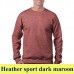 Gildan Heavy Blend 18000 környakas pulóver GI18000 heather sport dark maroon