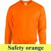 Gildan Heavy Blend 18000 környakas pulóver GI18000 safety orange