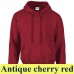 Gildan Heavy Blend Adult Hooded 18500 kapucnis pulóver GI18500 antique cherry red