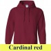 Gildan Heavy Blend Adult Hooded 18500 kapucnis pulóver GI18500 cardinal red