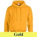 Gildan Heavy Blend Adult Hooded 18500 kapucnis pulóver GI18500 gold