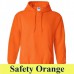 Gildan Heavy Blend Adult Hooded 18500 kapucnis pulóver GI18500 safety orange