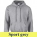 Gildan Heavy Blend Adult Hooded 18500 kapucnis pulóver GI18500 sport grey