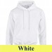 Gildan Heavy Blend Adult Hooded 18500 kapucnis pulóver GI18500 white