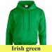 Gildan Heavy Blend Youth 18500B 271 g-os gyermek kapucnis pulóver GIB18500 irish green