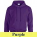 Gildan Heavy Blend Youth 18500B 271 g-os gyermek kapucnis pulóver GIB18500 purple