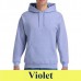 Gildan Heavy Blend Youth 18500B 271 g-os gyermek kapucnis pulóver GIB18500 violet