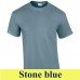 Gildan Ultra Cotton 2000 203 g-os póló GI2000 stone blue