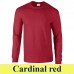 Gildan Ultra Cotton 2400 203 g-os hosszú ujjú póló GI2400 cardinal red