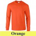 Gildan Ultra Cotton 2400 203 g-os hosszú ujjú póló GI2400 orange