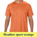 Gildan Performance 46000 159 g-os 100% műszálas póló GI46000 heather sport orange
