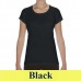 Gildan Performance 46000L 159 g-os 100% műszálas női póló GIL46000 black