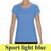 Gildan Performance 46000L 159 g-os 100% műszálas női póló GIL46000 sport light blue
