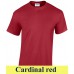 Gildan Heavy Cotton 5000 180 g-os póló GI5000 cardinal red