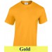 Gildan Heavy Cotton 5000 180 g-os póló GI5000 gold