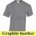 Gildan Heavy Cotton 5000 180 g-os póló GI5000 graphite heather