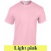 Gildan Heavy Cotton 5000 180 g-os póló GI5000 light pink