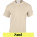 Gildan Heavy Cotton 5000 180 g-os póló GI5000 sand
