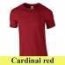 Gildan Softstyle 64000 153 g-os póló GI64000 cardinal red