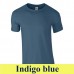 Gildan Softstyle 64000 153 g-os póló GI64000 indigo blue