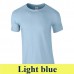 Gildan Softstyle 64000 153 g-os póló GI64000 light blue