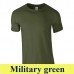 Gildan Softstyle 64000 153 g-os póló GI64000 military green