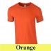 Gildan Softstyle 64000B 153 g-os gyermek póló GIB64000 orange