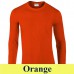 Gildan SoftStyle 64400 153 g-os hosszú ujjú póló GI64400 orange