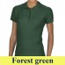Gildan Softstyle 64800L 177 g-os galléros női póló GIL64800 forest green