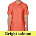 Gildan Premium Cotton 85800 223 g-os galléros pique póló GI85800 bright salmon