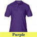 Gildan Premium Cotton 85800 223 g-os galléros pique póló GI85800 purple