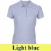 Gildan Premium Cotton 85800L 223 g-os galléros női pique póló GIL85800 light blue
