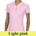 Gildan Premium Cotton 85800L 223 g-os galléros női pique póló GIL85800 light pink