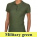 Gildan Premium Cotton 85800L 223 g-os galléros női pique póló GIL85800 military green
