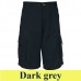 Kariban Multi pocket shorts 777, 240 g-os zsebes rövidnadrág KA777 dark grey