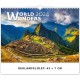 World Wonders (A Világ Csodái) falinaptár \H134\