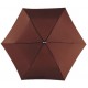 szuper lapos mini teleszkópos esernyő, barna \T-0101145\