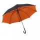 Doubly automata esernyő, fekete/narancs \T-0103074\