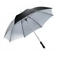 Joker üvegszálas alumínium esernyő, fekete/ezüst \T-0103181\