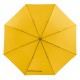 Mobile golf esernyő tokkal, fém nyéllel, dupla erősítésű bordázat sárga \T-0104146\