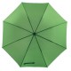 Mobile golf esernyő tokkal, fém nyéllel, dupla erősítésű bordázat v.zöld \T-0104147\