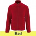 Sol's  Norman Men - Plain Fleece Jacket 02093 220 g-os cipzáros polár pulóver SO02093 red