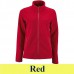 Sol's Norman Women - Plain Fleece Jacket 02094 220 g-os cipzáros polár női pulóver SO02094 red