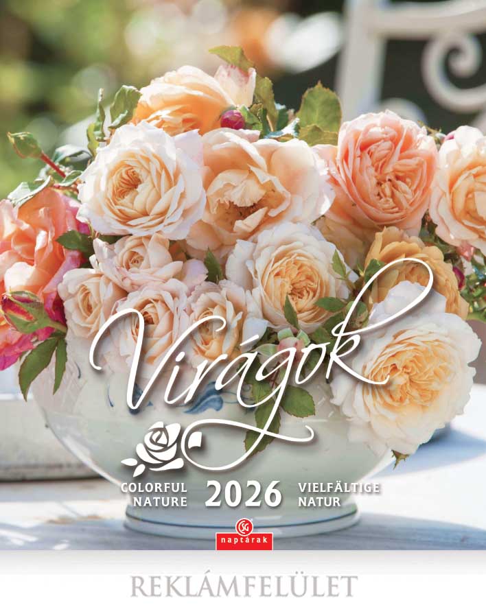 Napt�r 2026 Vir�gok falinapt�r