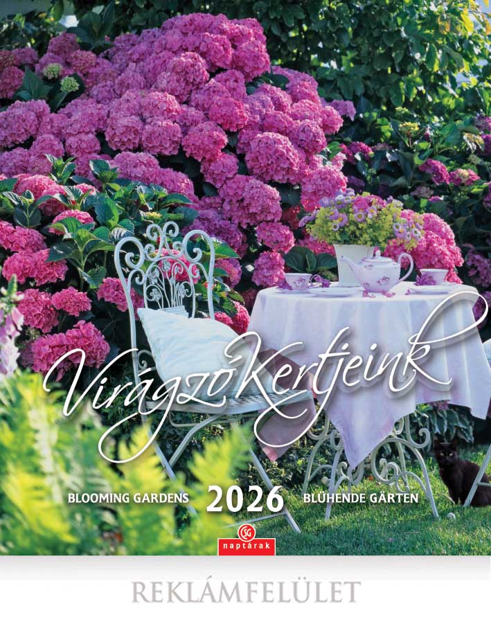 Napt�r 2026: Vir�gz� kerjeink falinapt�r